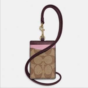 NWOT  Authentic Coach Lanyard